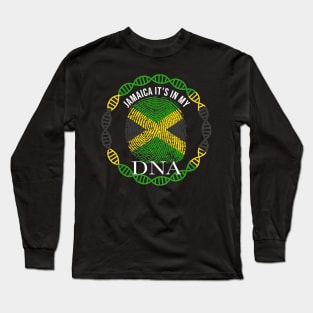 Jamaica Its In My DNA - Gift for Jamaican From Jamaica Long Sleeve T-Shirt